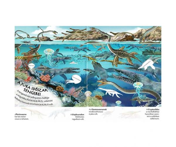 Ce interesantă este lumea... Caiet cu autocolante cu dinozauri