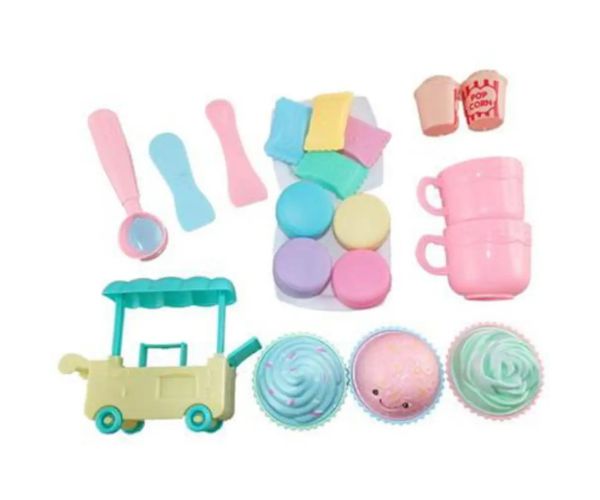 Luna: Muffin set prăjituri cu alte accesorii set 21 bucăți
