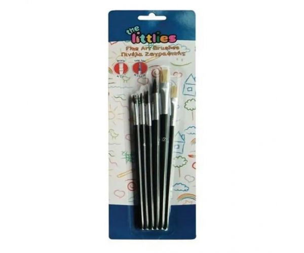 Set pensulă culoare neagră 6 bucăți