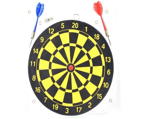 Darts set galben-negru cu săgeți