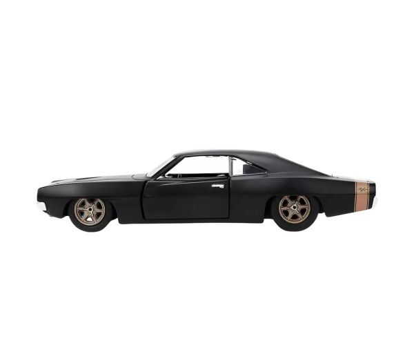 Fast & Furious: Dom Toretto Dodge Charger R/T 1970 & Dodge Charger Widebody 1968 mașină metalică 2 bucăți pachet 1/32 scală 13cm - Jada Toys