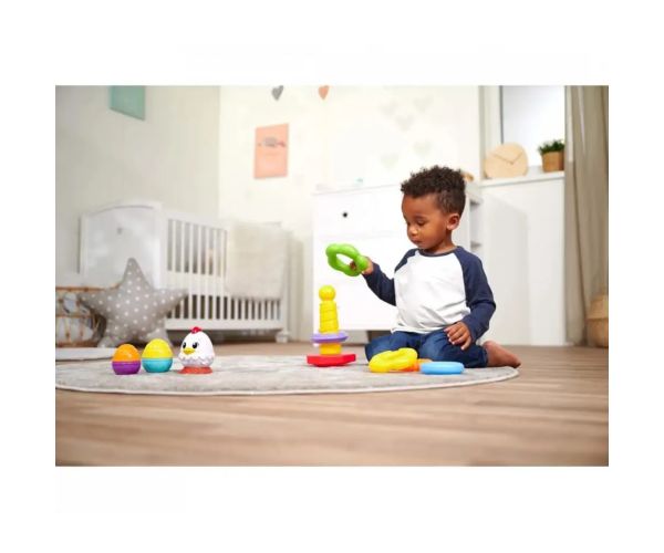 ABC piramidă inel colorată 25cm - Simba Toys