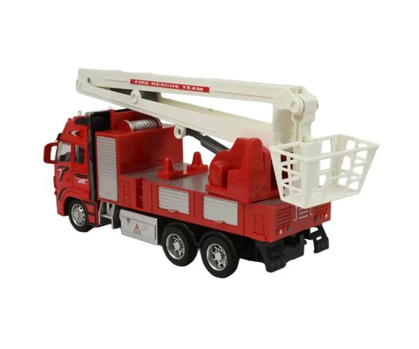 Fire Truck: mașină de pompieri cu lumina si sunet 20cm