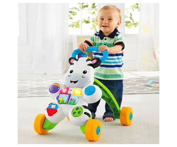 Fisher-Price: Zebra ajutător de mers - Mattel