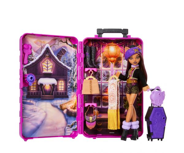 Monster High Prieteni Monstruoși Secrete - Adăpost Groaznic - Clawdeen Wolf - Mattel