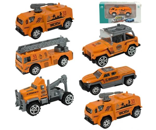 City Series: Mașini de construcții în mai multe versiuni 1/50