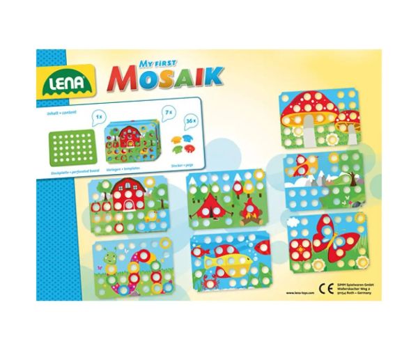 LENA: Set de joacă Mosaik Prima mea picătură - Natură