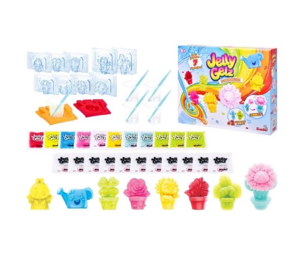 Jelly Gelz Flower Deluxe set creativ de figurine din gel cu flori - Simba Toys