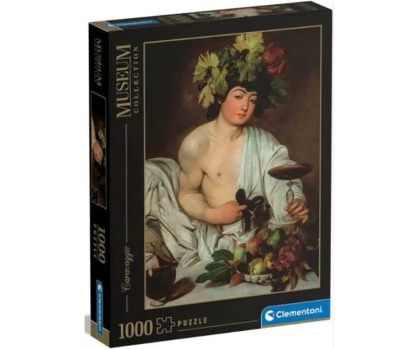 Caravaggio: Bacchus Museum Collection 1000 bucăți puzzle - Clementoni