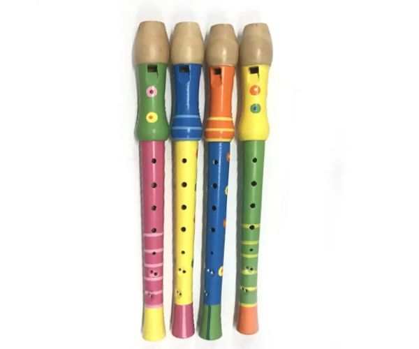 Flaut din lemn instrument muzical de jucărie