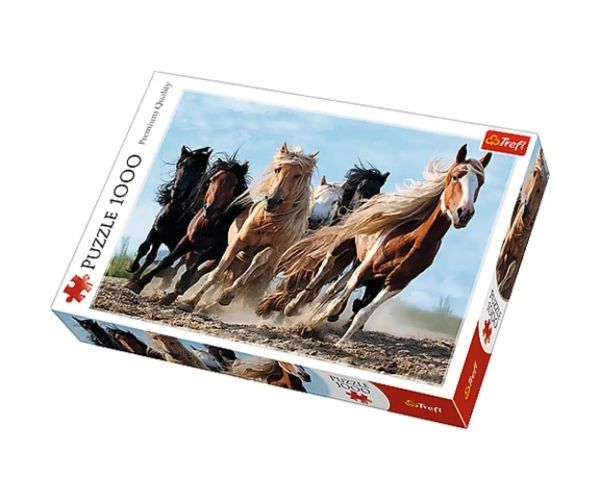 Cai sălbatici puzzle premium de 1000 de piese - Trefl