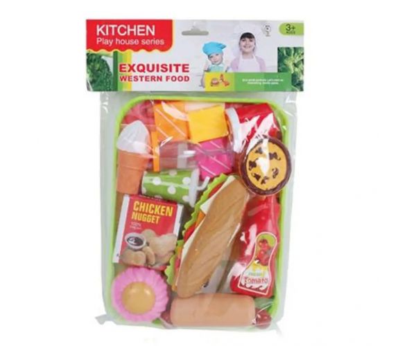Set de mâncare cu muffin și tavă
