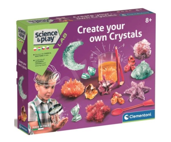 Science&Play: Set de jucărie Crystal Maker - Clementoni