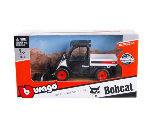 Bburago - Bobcat cu braț mobil 10cm