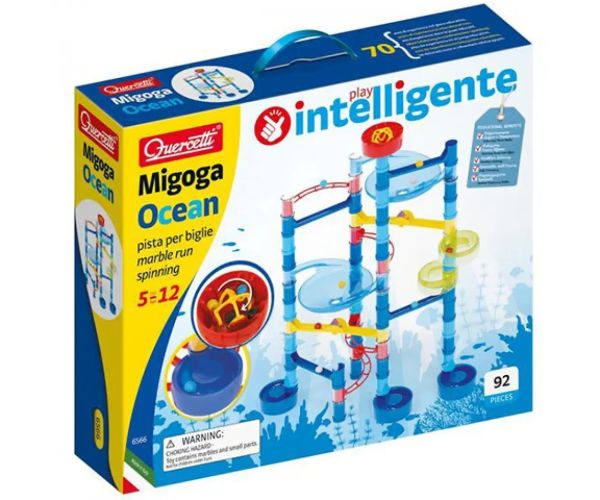 Quercetti: Migoga Ocean set pistă biluțe 92 bucăți
