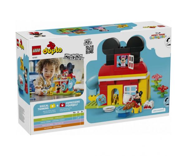 LEGO® DUPLO®: Terenul de joacă Mickey Mouse cu Minnie și Pluto (10465)