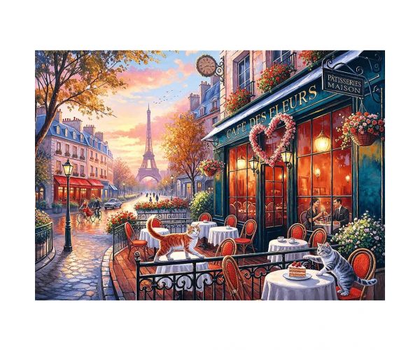 Poveste de dragoste Iubire la Paris puzzle de calitate premium de 500 de piese - Trefl