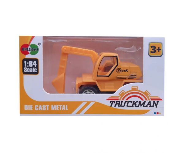TruckMan: Camion de constructii in diverse versiuni 6,5 cm 1bucată
