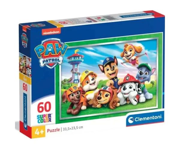 Paw Patrol 60 de piese supercolor puzzle - Clementoni