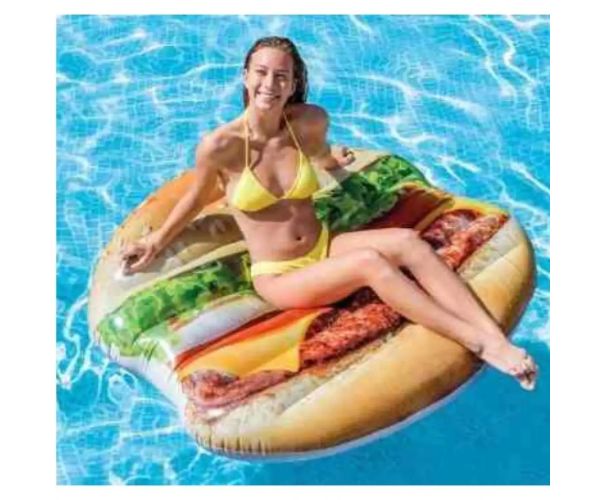 Intex: Hamburger saltea gonflabilă 145x142cm