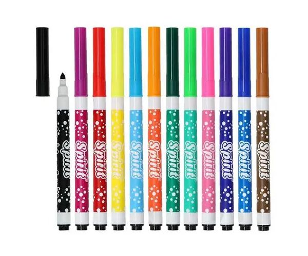 Spirit: Premium set marker colorat 12 bucăți