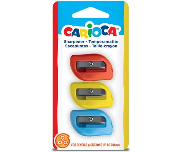 Ascuțitoare din plastic set 3 bucăți - Carioca