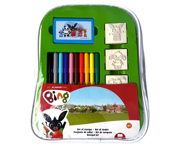 Set de ștampile Bing iepurașul în rucsac - Multiprint