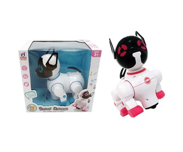 Smart Dog: câine robot dansează două culori 19 cm