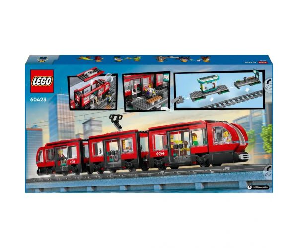 LEGO® City: Tramvai și stație din centrul orașului (60423)