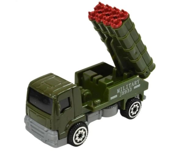 Car Model: Set de 6 mașini militare mici