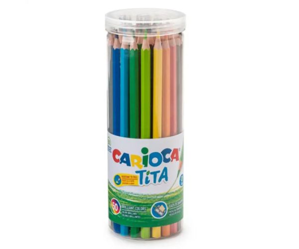 Tita creion colorat set 50 bucăți în cutie - Carioca