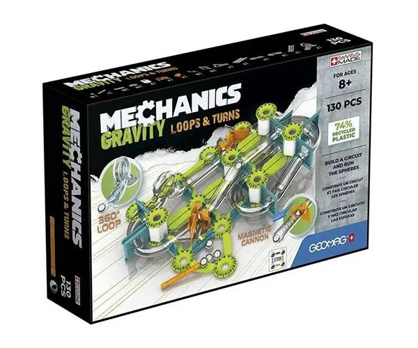 Geomag Mechanics Gravity loops joc de construcție magnetic 130buc.