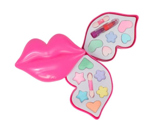 Fashion Make Up: Paletă de machiaj pe două niveluri în formă de gură