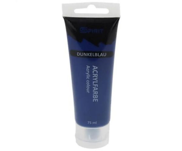 Spirit: vopsea acrilică albastru închis 75ml