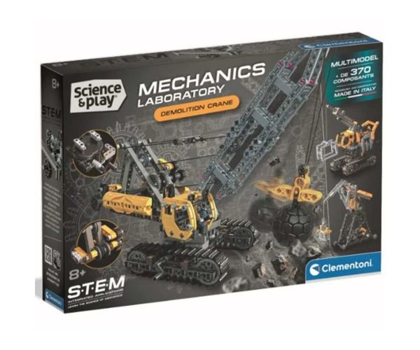 Science & Play: Set de joc cu macara cu bila - Clementoni