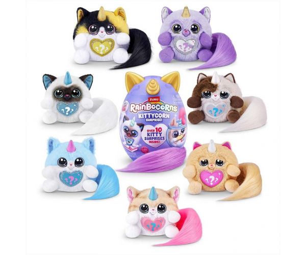 Rainbocorns: Pocket Kittycorn surpriză pisicuță plușată în mai multe variante 1buc