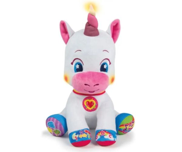 Clementoni: pluș unicorn interactiv 32cm (limba maghiară)