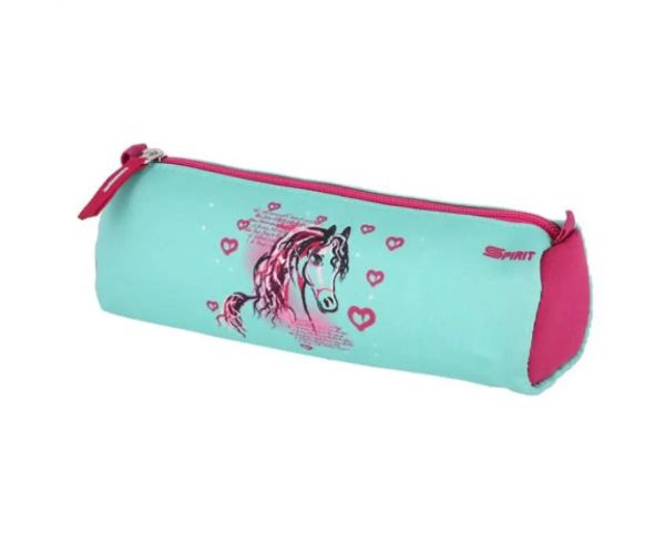 Spirit: Cai albastru-pink set rucsac 5 bucăți cu accesorii și lumini LED