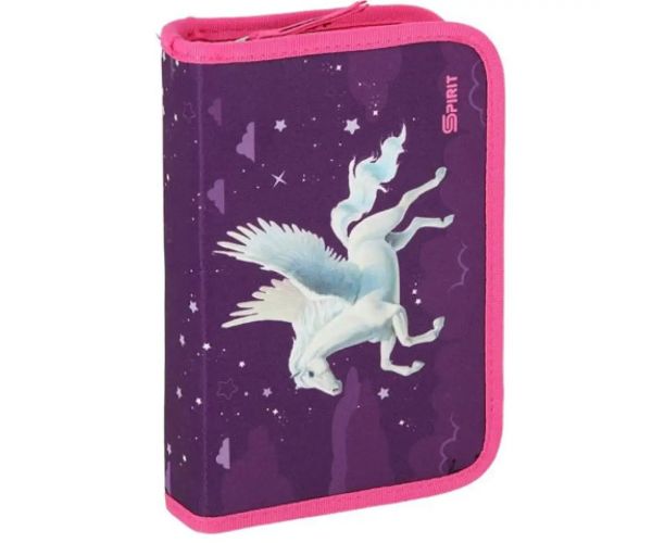 Spirit: Pegasus mov 5 bucăți set rucsac cu accesorii și lumini LED