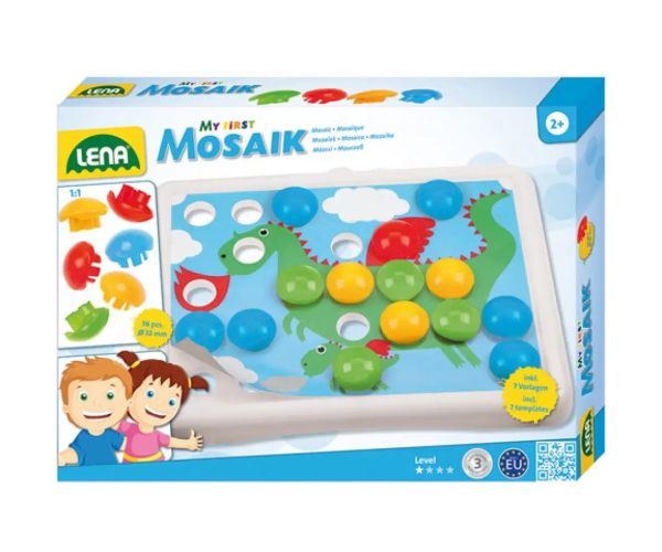 LENA: Setul meu creativ Mosaik Primul Pötyi cu 7 modele 32mm 36bucăți