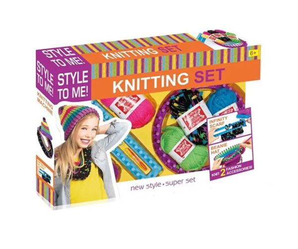 Style to me! set de țesut producător de șepci cu fire colorate