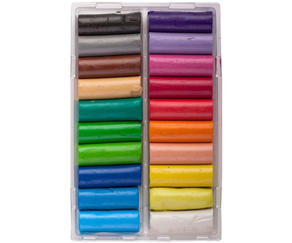 ICO: Suni plastilină colorată cu 20 de culori 400grame