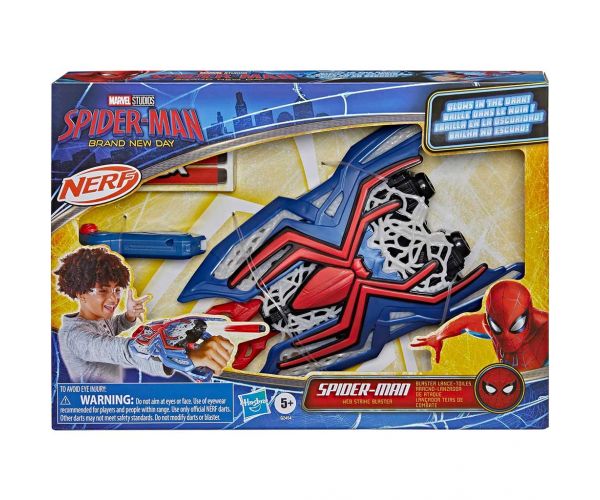 Nerf: Spider-Man Arma de spumă Web Strike complet nouă – Hasbro
