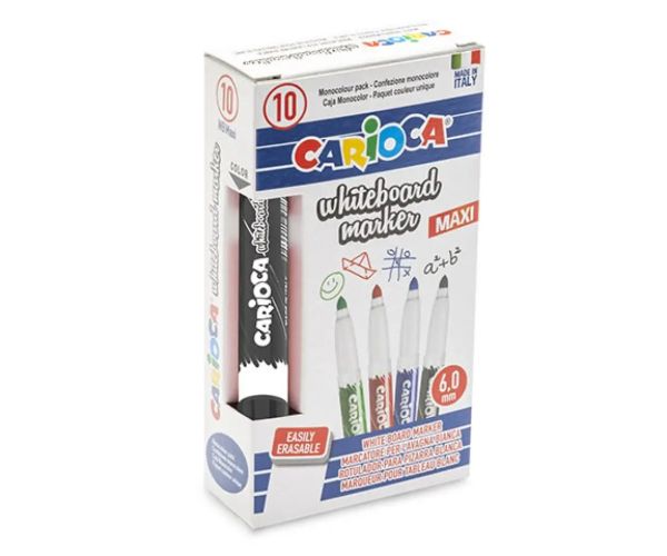 Maxi marker pentru tabel culoarea neagră cu vârf de 6mm 1 bucată - Carioca