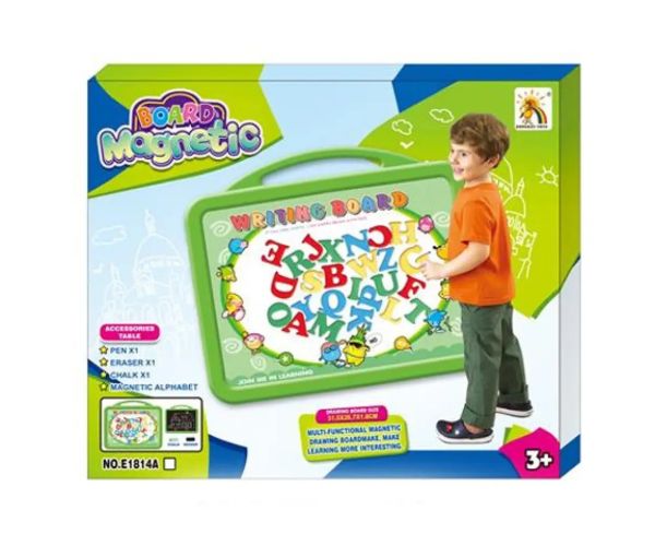 Tabel magnetic cu 26 bucăți de accesorii