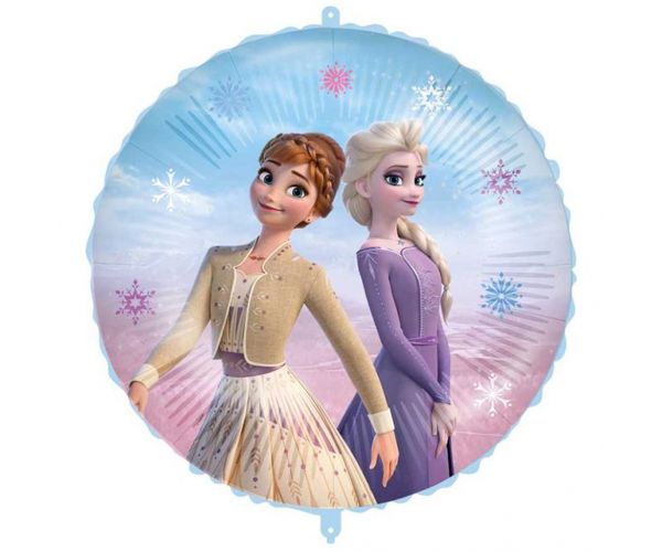 Balon folie cu model Elsa și Anna din Frozen 2, 46 cm