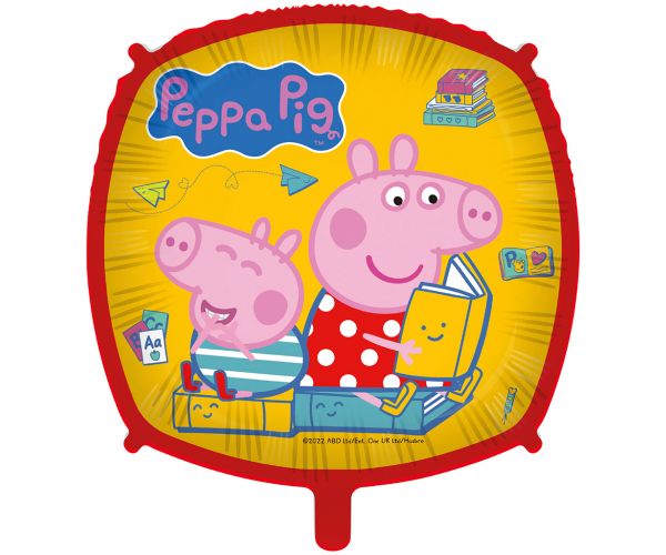 Peppa malac négyzet alakú fólia lufi 46cm