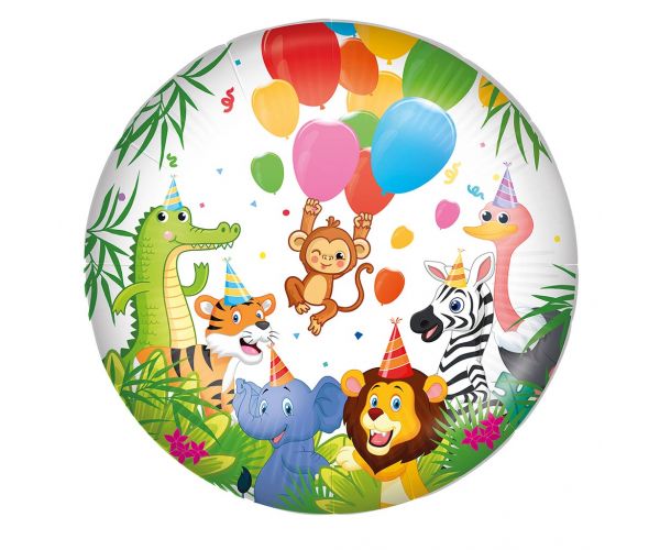 Balon folie pentru ziua de naștere - Model vesel cu animale 46cm