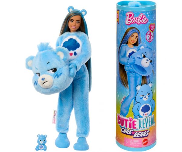 Barbie: Cutie Reveal păpușă surpriză Ursuleții de Pluș - Ursulețul Morocănos - Mattel