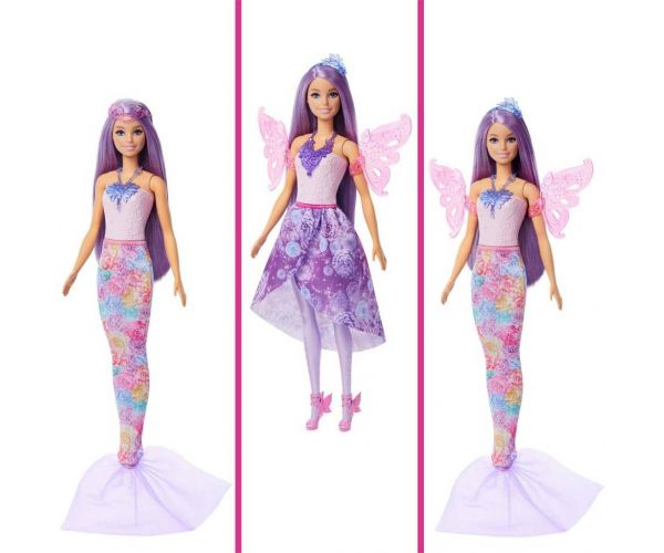 Barbie Dreamtopia Prințesă Transformabilă - Mattel